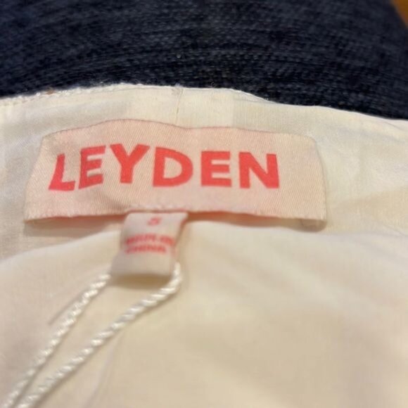 Leyden Monroe Plaid Printed MiniSkirt Size Small Ivory Tan Checked Academia NWT - Picture 7 of 14